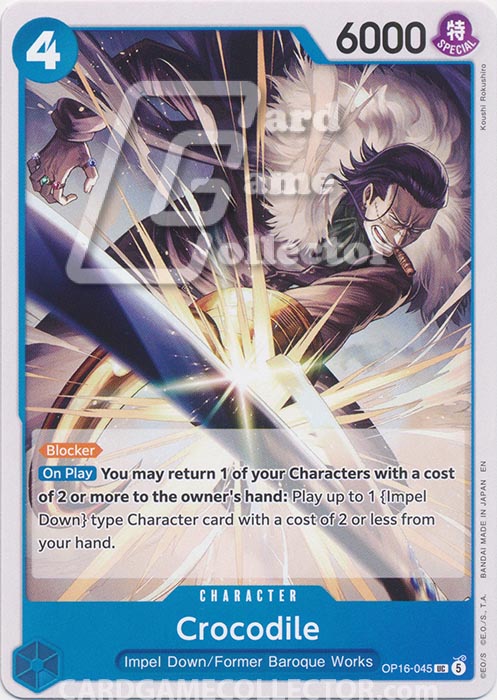 One Piece TCG (2022): Crocodile