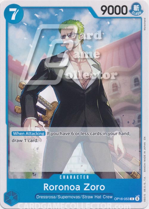 One Piece TCG (2022): Roronoa Zoro