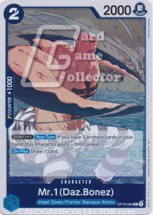 One Piece TCG (2022): Mr. 1 (Daz Bonez)