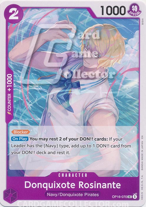 One Piece TCG (2022): Donquixote Rosinante