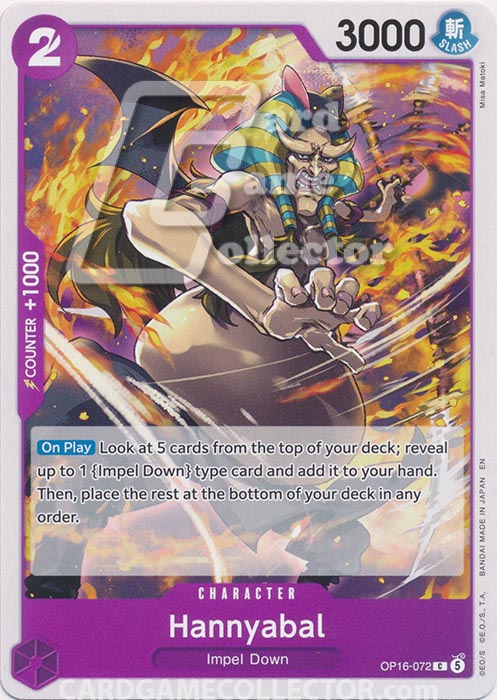 One Piece TCG (2022): Hannyabal