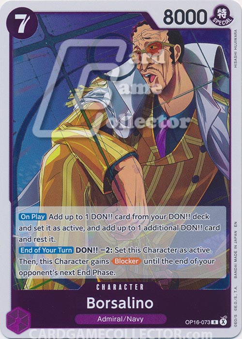 One Piece TCG (2022): Borsalino
