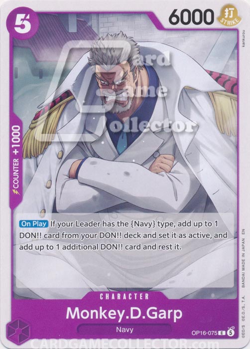 One Piece TCG (2022): Monkey D Garp