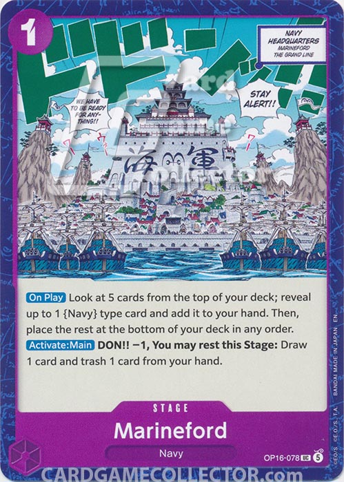 One Piece TCG (2022): Marineford