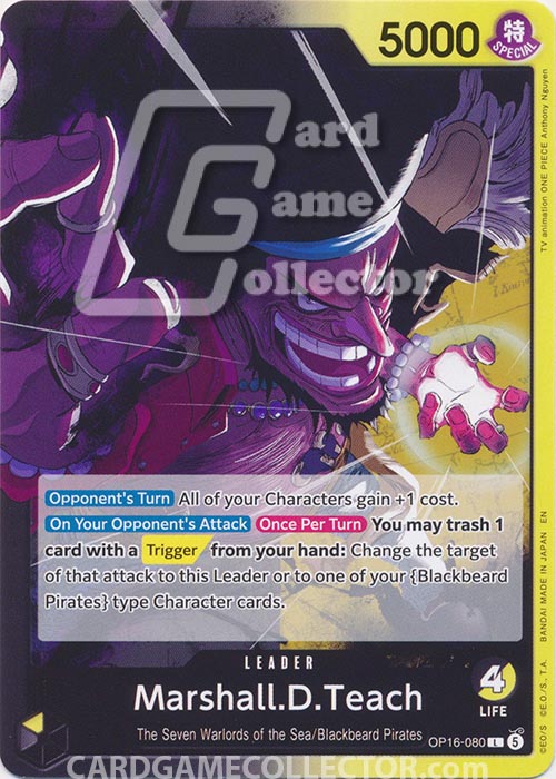 One Piece TCG (2022): Marshall D Teach