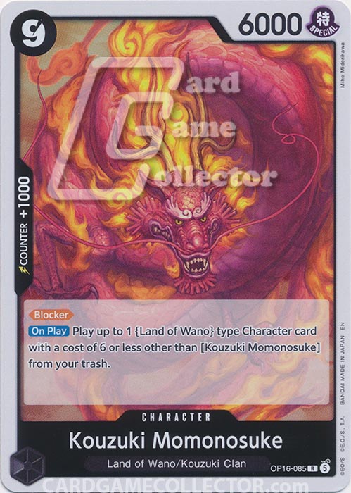 One Piece TCG (2022): Kouzuki Momonosuke