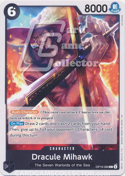 One Piece TCG (2022): Dracule Mihawk