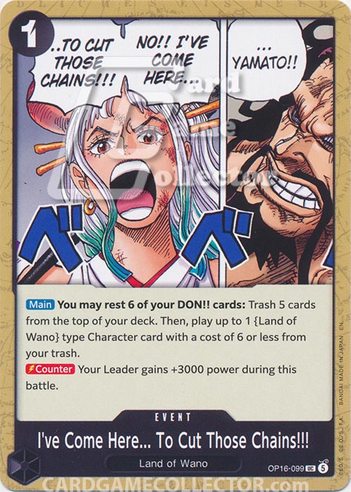 One Piece TCG (2022): I've Come Here... To Cut Those Chains!!!