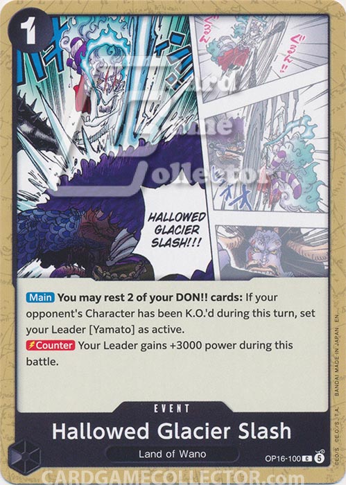 One Piece TCG (2022): Hallowed Glacier Slash