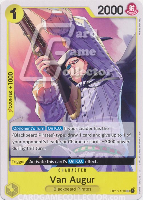 One Piece TCG (2022): Van Augur