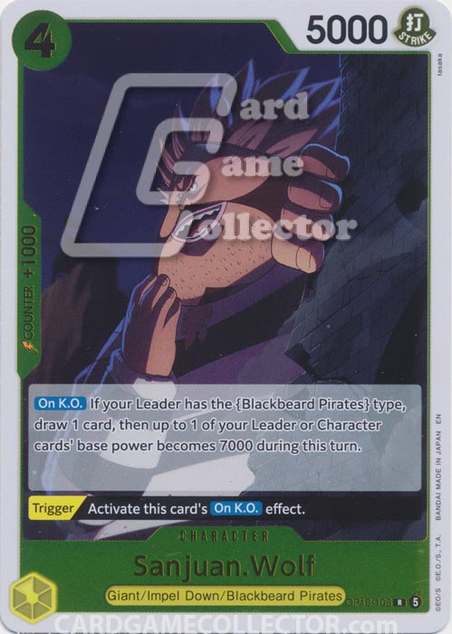 One Piece TCG (2022): Sanjuan Wolf