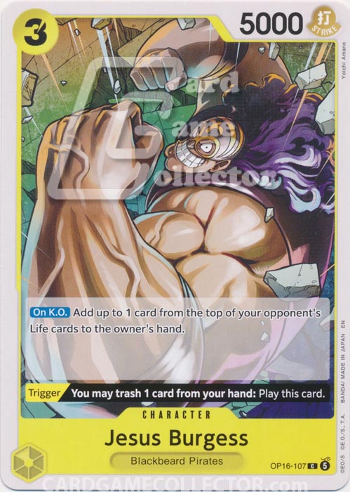 One Piece TCG (2022): Jesus Burgess