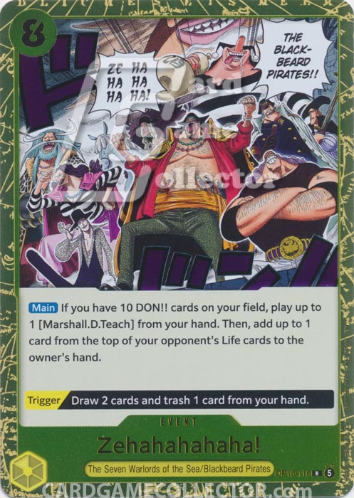 One Piece TCG (2022): Zehahahahaha!