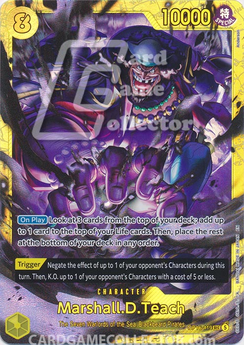 One Piece TCG (2022): Marshall D Teach
