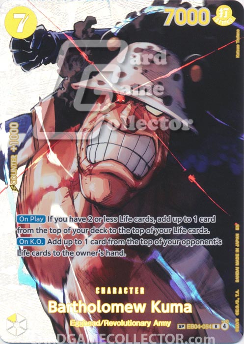 One Piece TCG (2022): Bartholomew Kuma