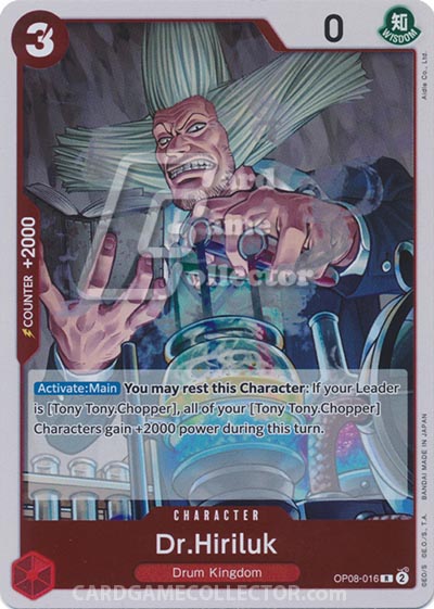 One Piece TCG (2022): Dr Hiriluk