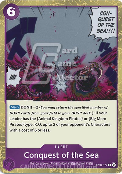 One Piece TCG (2022): Conquest of the Sea