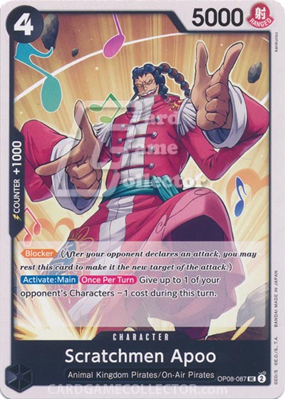 One Piece TCG (2022): Scratchmen Apoo