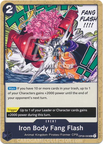 One Piece TCG (2022): Iron Body Fang Flash