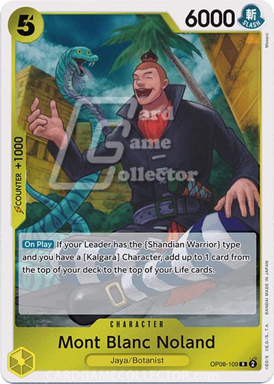 One Piece TCG (2022): Mont Blanc Noland