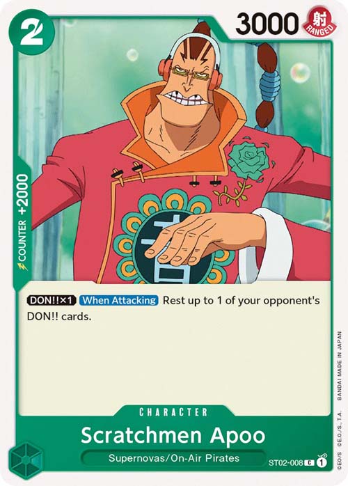 One Piece TCG (2022): Scratchmen Apoo