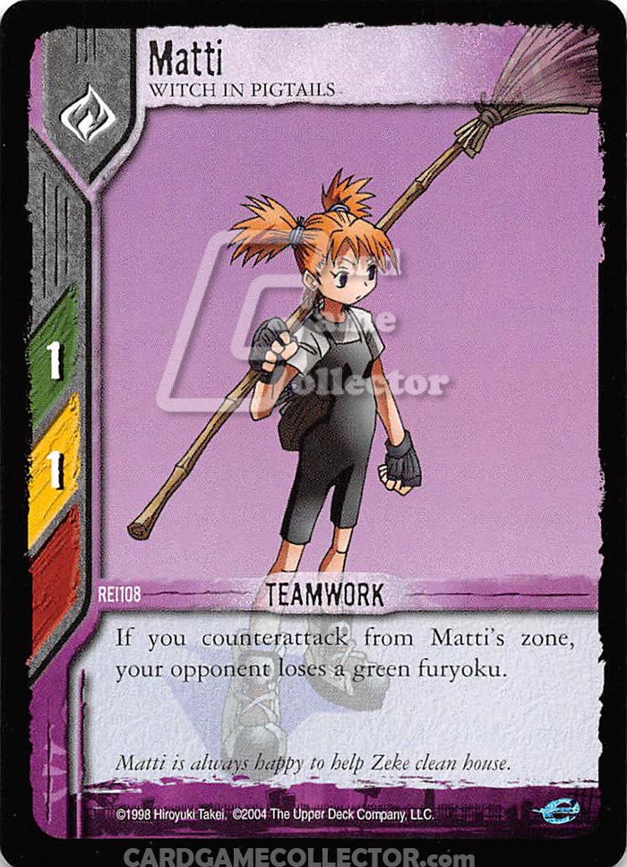 Shaman King TCG: Matti, Witch in Pigtails