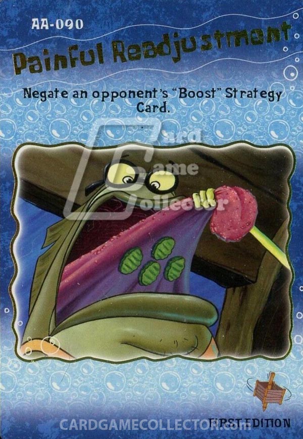 Spongebob Squarepants TCG:  Painful Readjustment