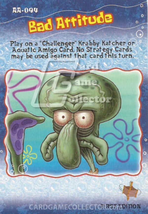 Spongebob Squarepants TCG:  Bad Attitude