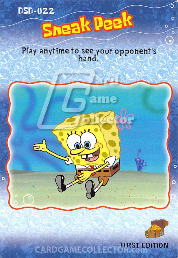 Spongebob Squarepants TCG:  Sneak Peek