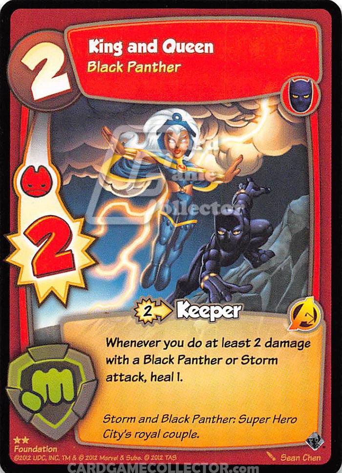 Super Hero Squad TCG : Foundation : King and Queen