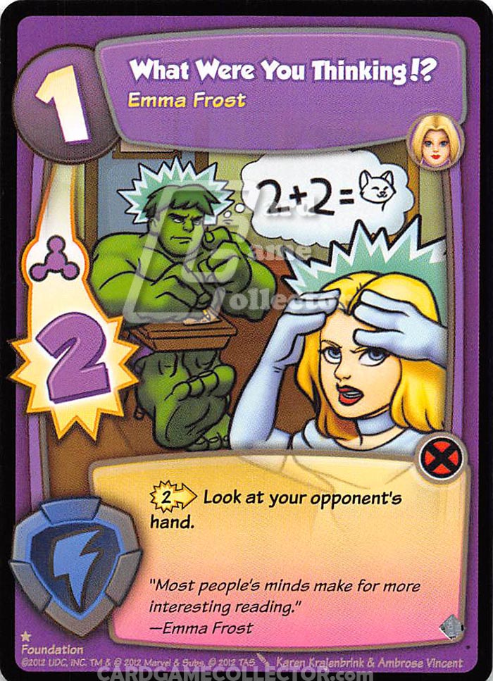 Super Hero Squad TCG : Foundation : What Were You Thinking!?