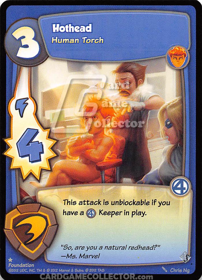 Super Hero Squad TCG : Foundation : Hothead