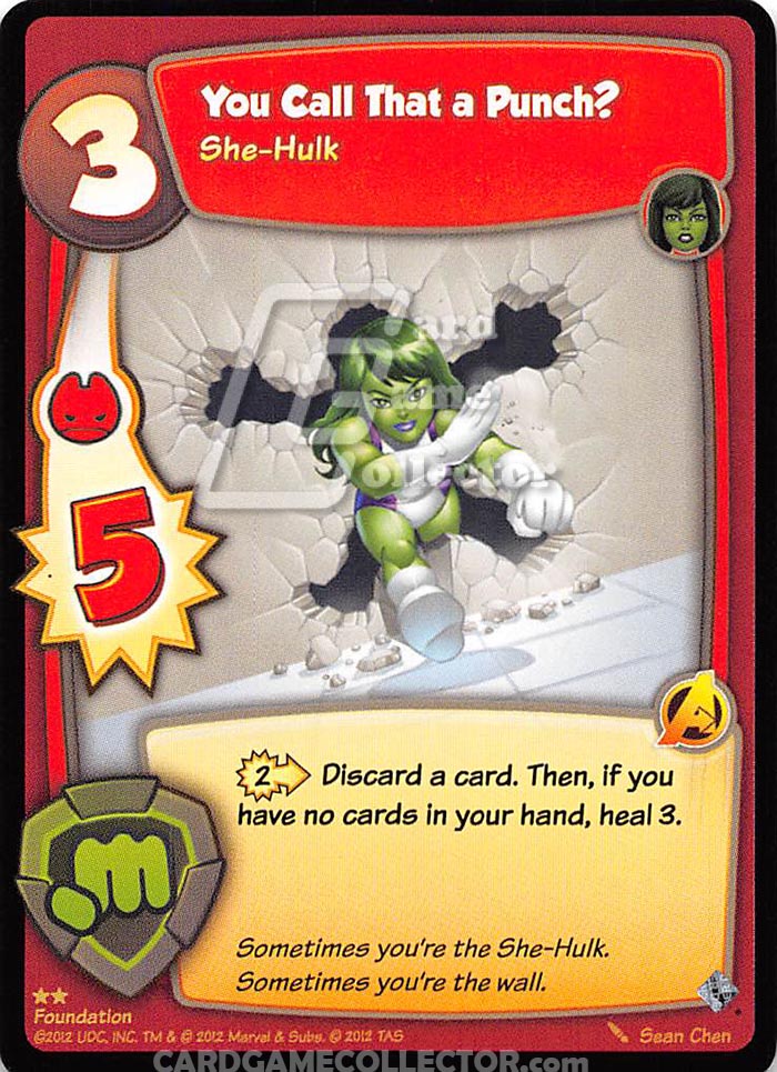 Super Hero Squad TCG : Foundation : You Call That a Punch?