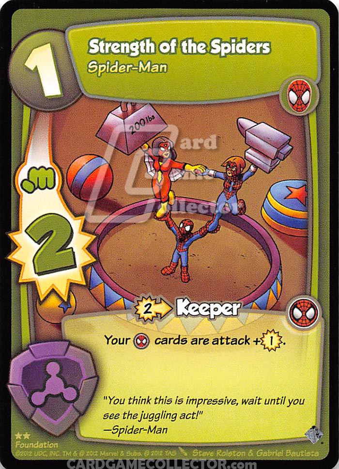 Super Hero Squad TCG : Foundation : Strength of the Spiders