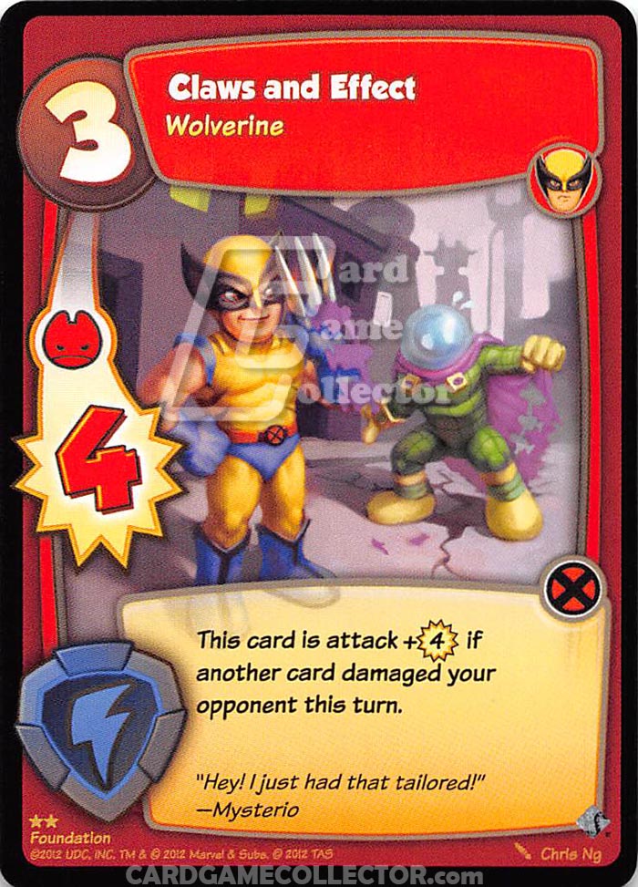 Super Hero Squad TCG : Foundation : Claws and Effect