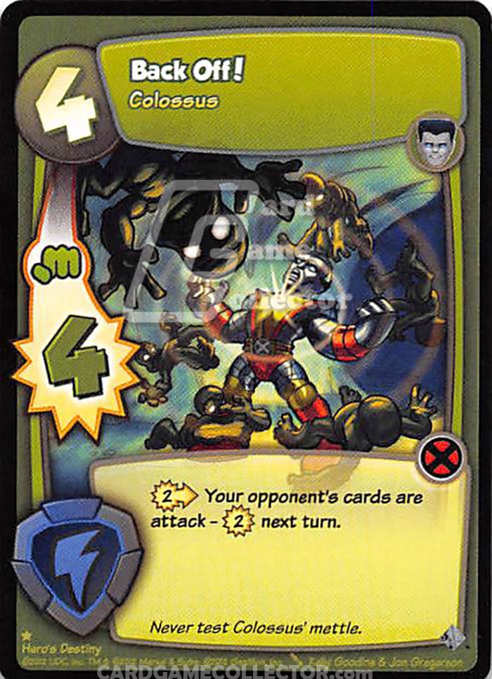 Super Hero Squad TCG : Hero's Destiny : Back Off!