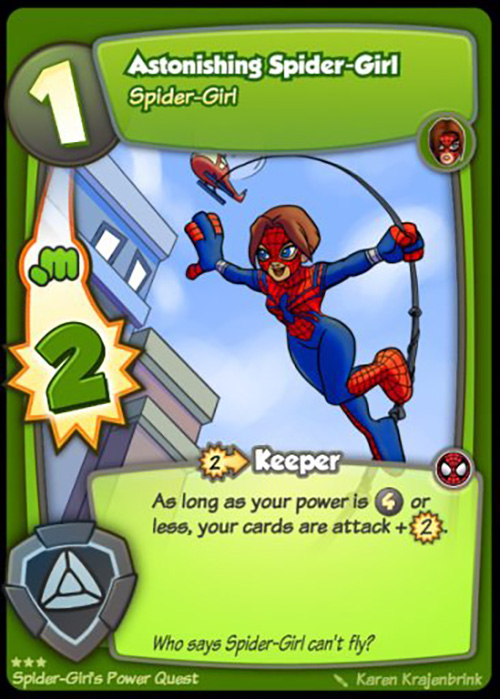 Super Hero Squad TCG : Hero's Destiny : Astonishing Spider-Girl