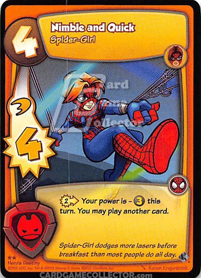 Super Hero Squad TCG : Hero's Destiny : Nimble and Quick