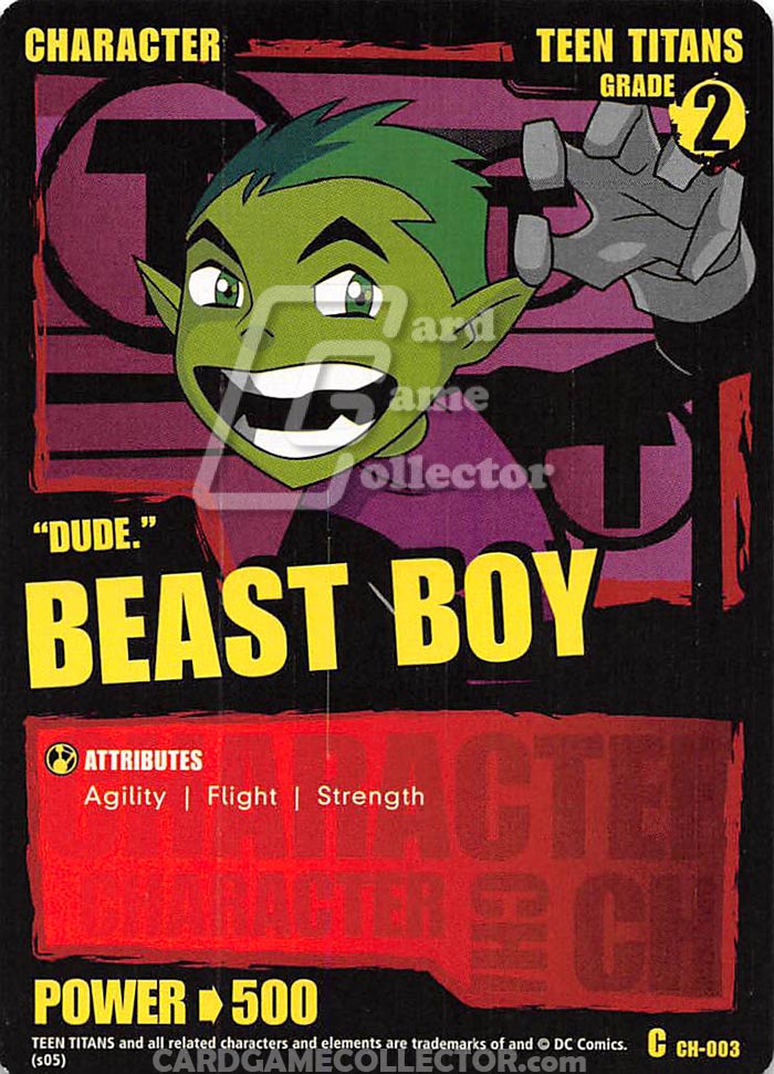 Teen Titans CCG: Beast Boy
