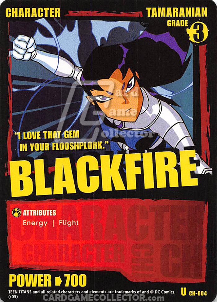 Teen Titans CCG: Blackfire