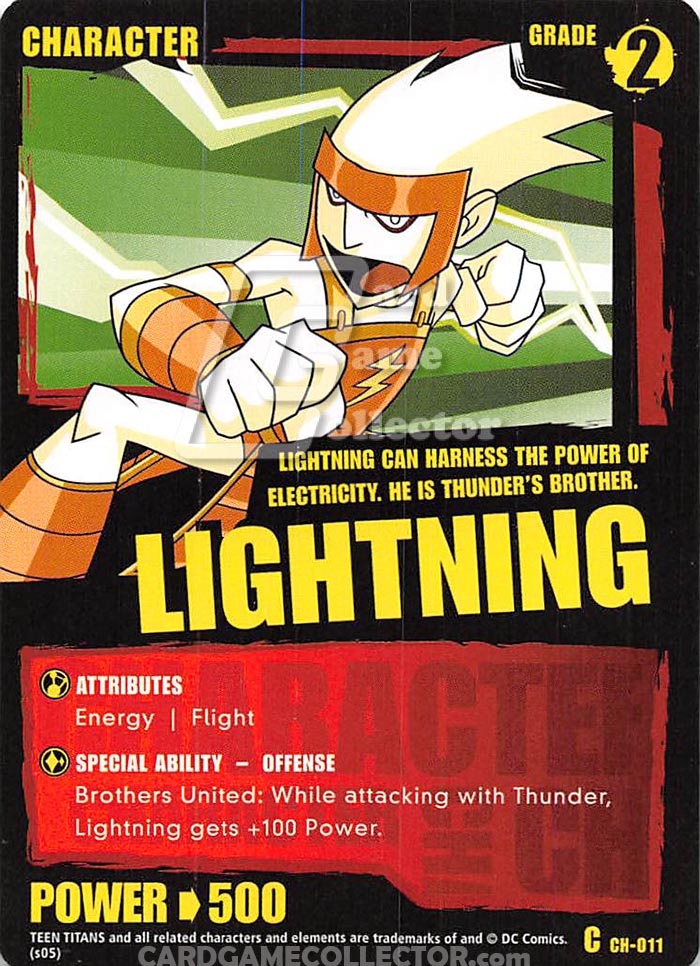 Teen Titans CCG: Lightning