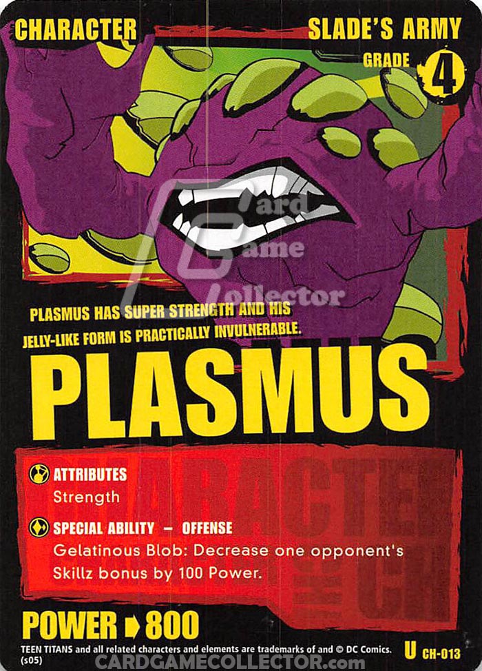 Teen Titans CCG: Plasmus