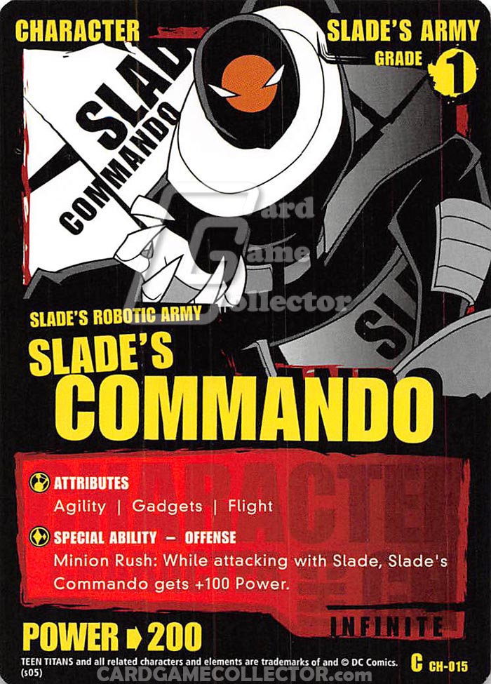 Teen Titans CCG: Slade's Commando