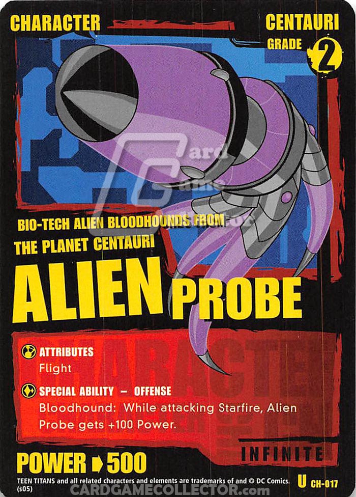 Teen Titans CCG: Alien Probe