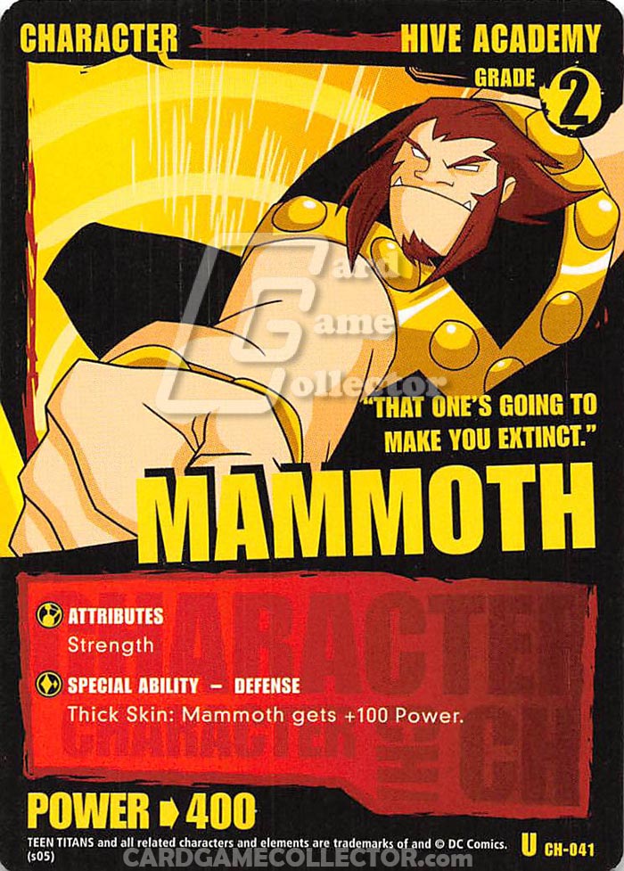 Teen Titans CCG: Mammoth