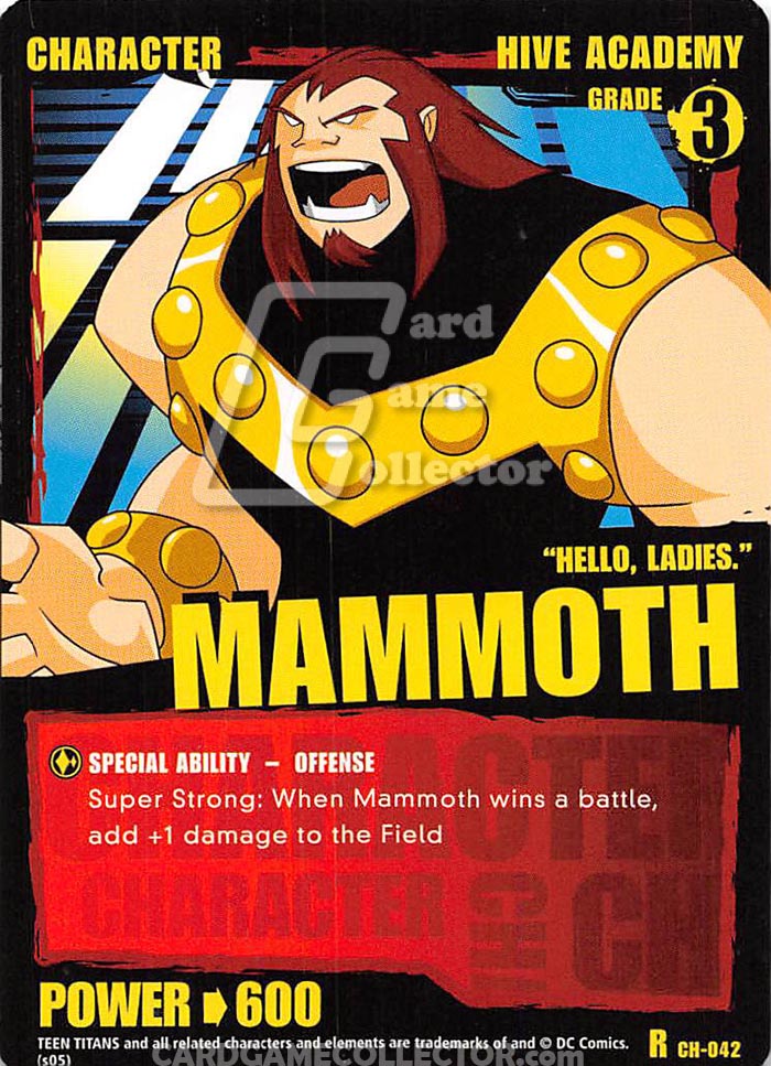 Teen Titans CCG: Mammoth