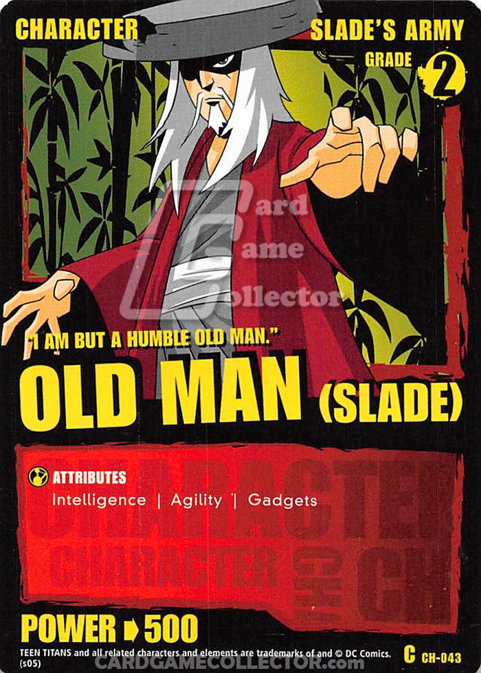 Teen Titans CCG: Old Man (Slade)