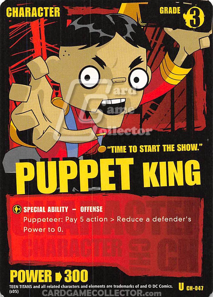 Teen Titans CCG: Puppet King
