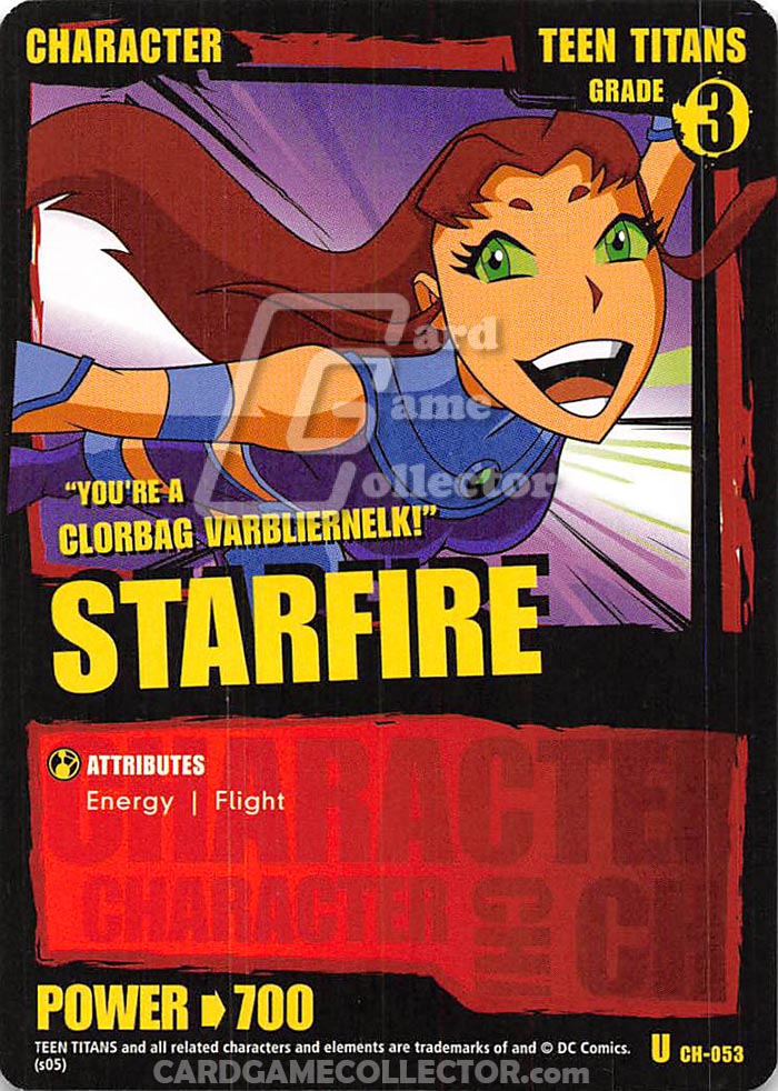 Teen Titans CCG: Starfire