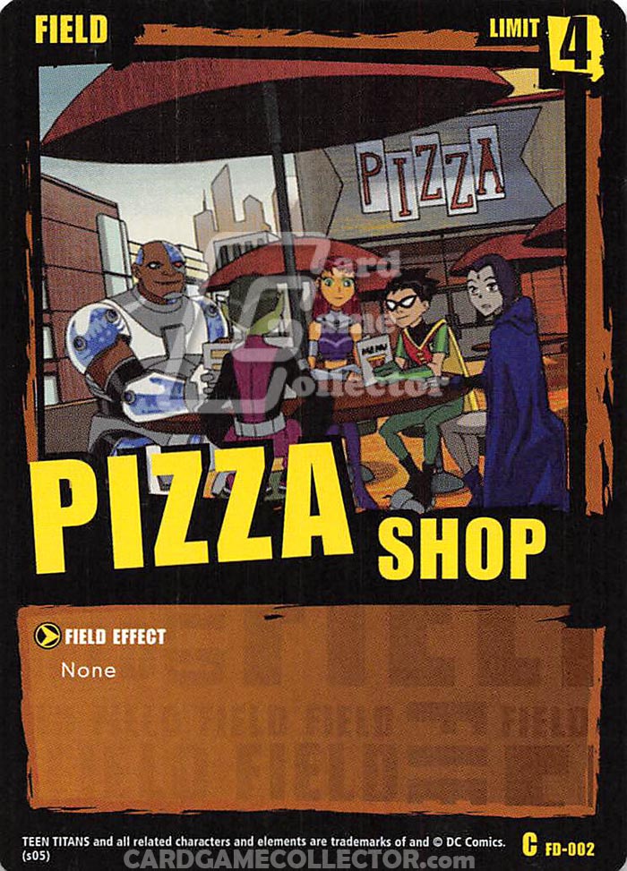 Teen Titans CCG: Pizza Shop